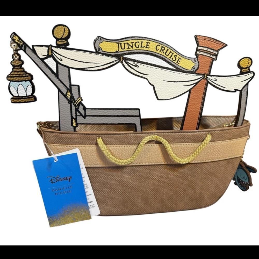 Danielle Nicole Jungle Cruise Disney Bag in Brown and Tan